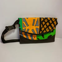 Image 3 of Designs By IvoryB Fanny Pack-Patch Ankara African Print