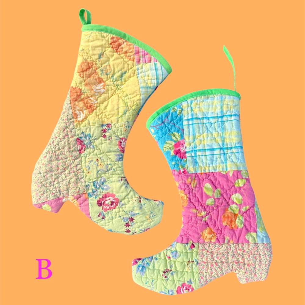 Image of Cowboy Boot Stockings 2