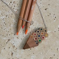 Image of pencil shaped necklace