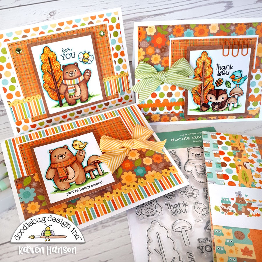 Image of Doodlebug Doodle Stamps ~ Forest Friends