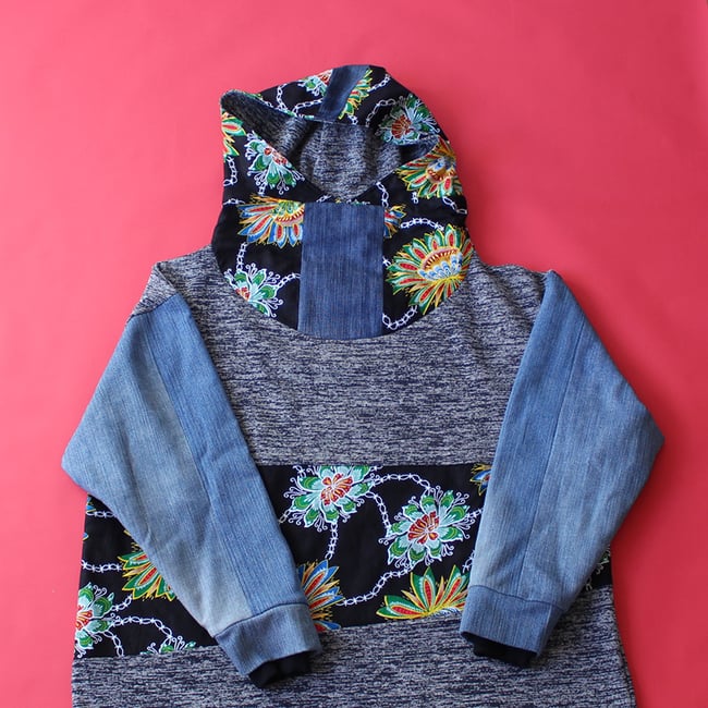 Teranga flor en negro Talla M