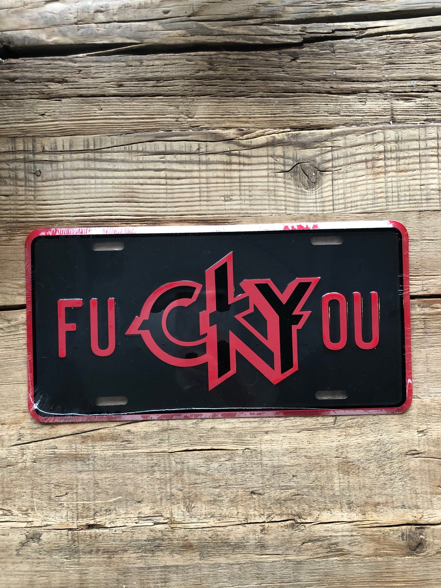 Image of fuCKYou LICENSE PLATE