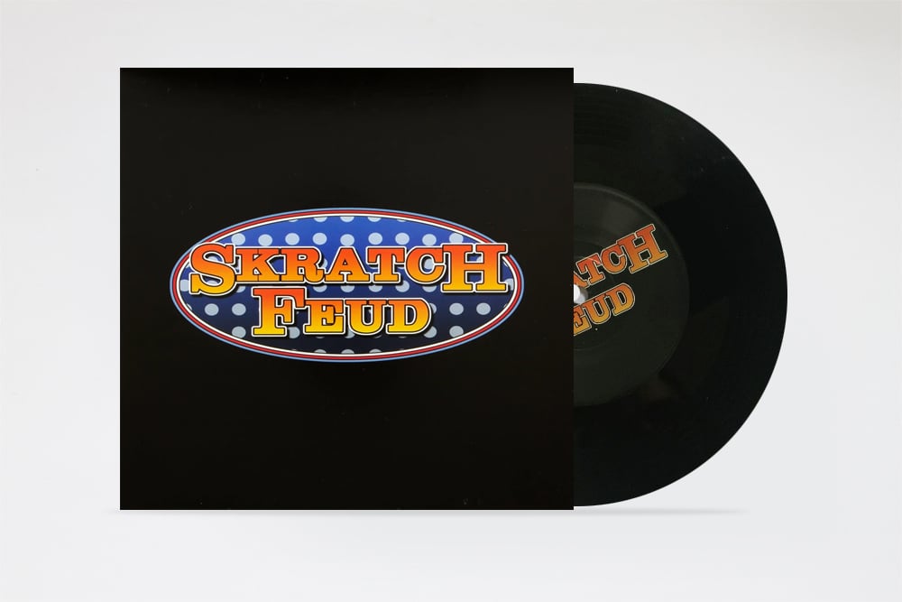 Image of Stunts One - Skratch Feud 7” Black Vinyl