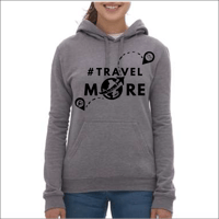 Travel More Hoody Grey