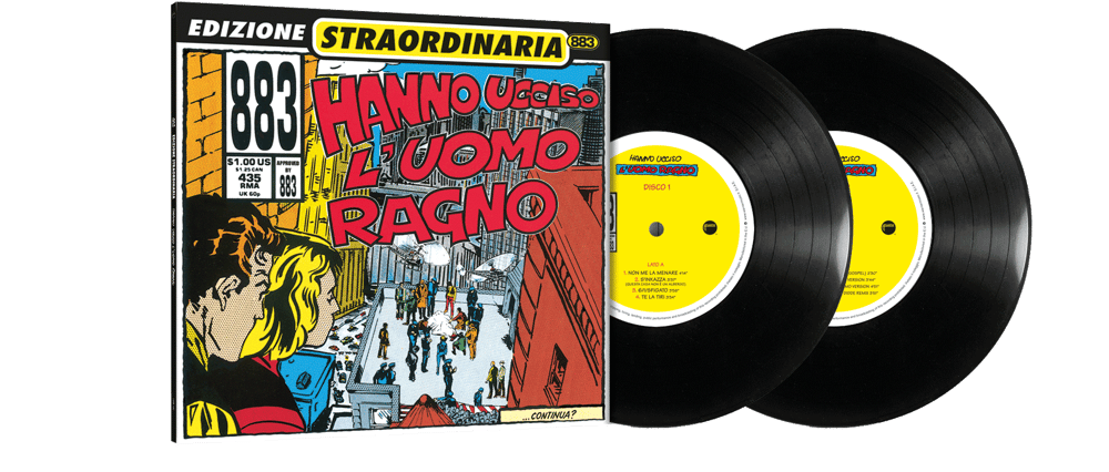 COM142 // 883 - HANNO UCCISO L'UOMO RAGNO (DOPPIO VINILE 33 GIRI / 180GR.)