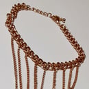 Image 3 of Strung Golden Thong Anklet