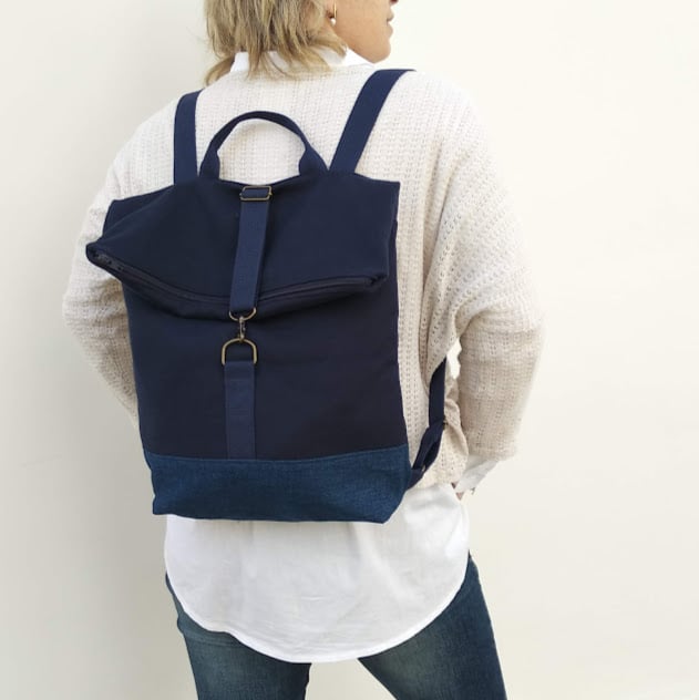 Image of Mochila Roll Azul marino