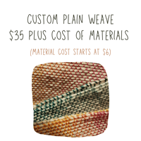 Custom Plain Weave Scarf