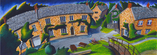 Medbourne, The Nevill Arms: Original Painting