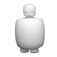 Image 1 of BARREL MAN "Canvas White" DIY 4.5 in