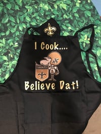 I Cook Saints Apron