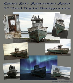 Image of Ghost Ship Abandoned Anna DIGITAL BACKGROUNDS