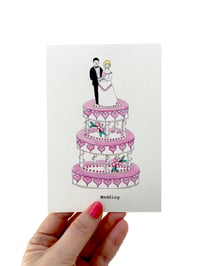 Image 1 of Cake Wedding Card