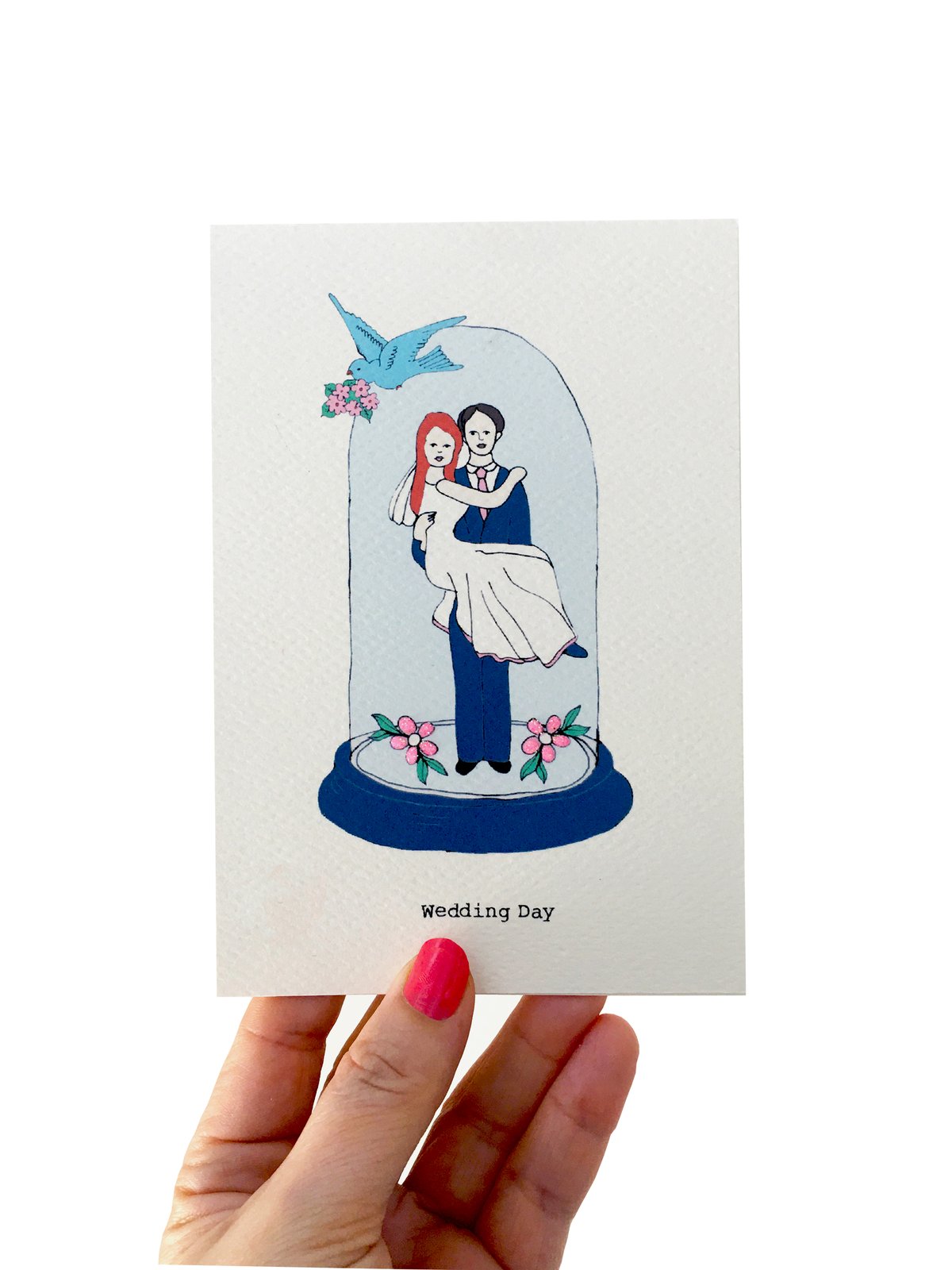 Bell Jar Wedding Card