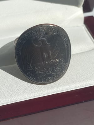Image of Double Eagle Coin Ring