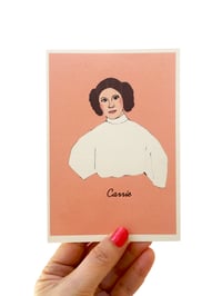 Image 1 of Carrie Fisher Iconic Figures Card