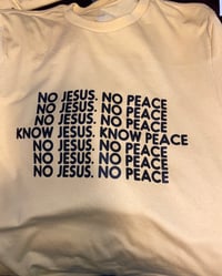 No Jesus No peace