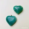 Indian Jade Heart Pendant