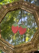 Image 4 of Berry Earrings (Strawberries & Cherries)