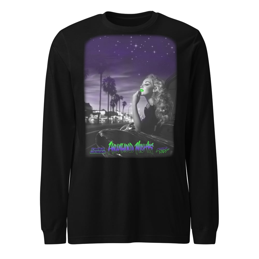 Image of Hollywood Nights Remix Long Sleeve T-Shirt