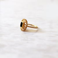 Image 2 of DECO BAGUETTE ONYX RING