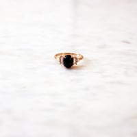 Image 1 of Deco onyx ring