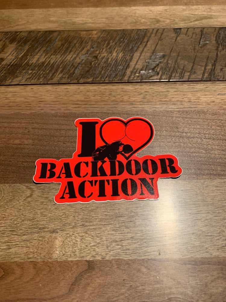 I ️ Backdoor Action Sticker Johnson Valley Crawlers