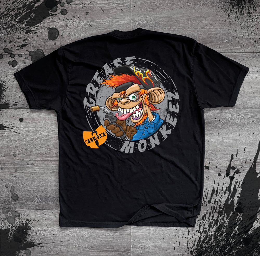 Image of Grease Monkeez - Welding T-Shirt-Black 