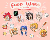 Image 1 of Food Wars Stickers