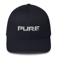 Image 2 of PURE Flexfit Ballcap White Logo