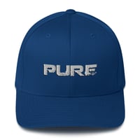 Image 5 of PURE Flexfit Ballcap White Logo