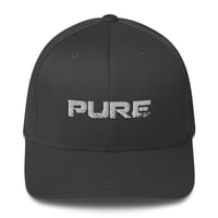 Image 3 of PURE Flexfit Ballcap White Logo