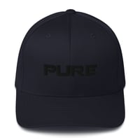 Image 2 of PURE Flexfit Ballcap Black Logo