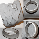 Image 2 of Cut Out My Heart Sweatshirt & Vintage Bangle Bundle