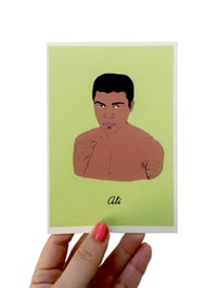 Image 1 of muhammad ali Iconic Figures Card
