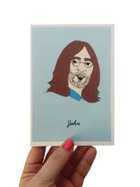 John Lennon Iconic Figures Card