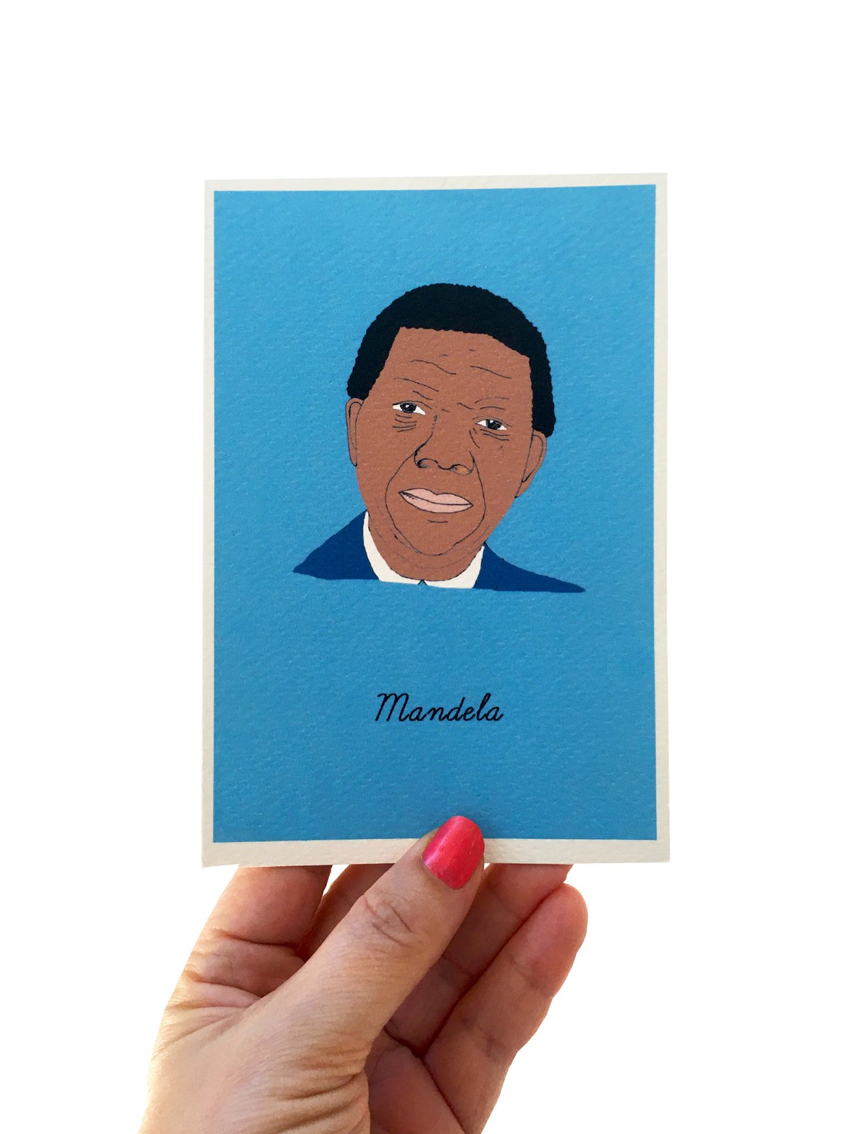 Nelson Mandela Iconic Figures Card