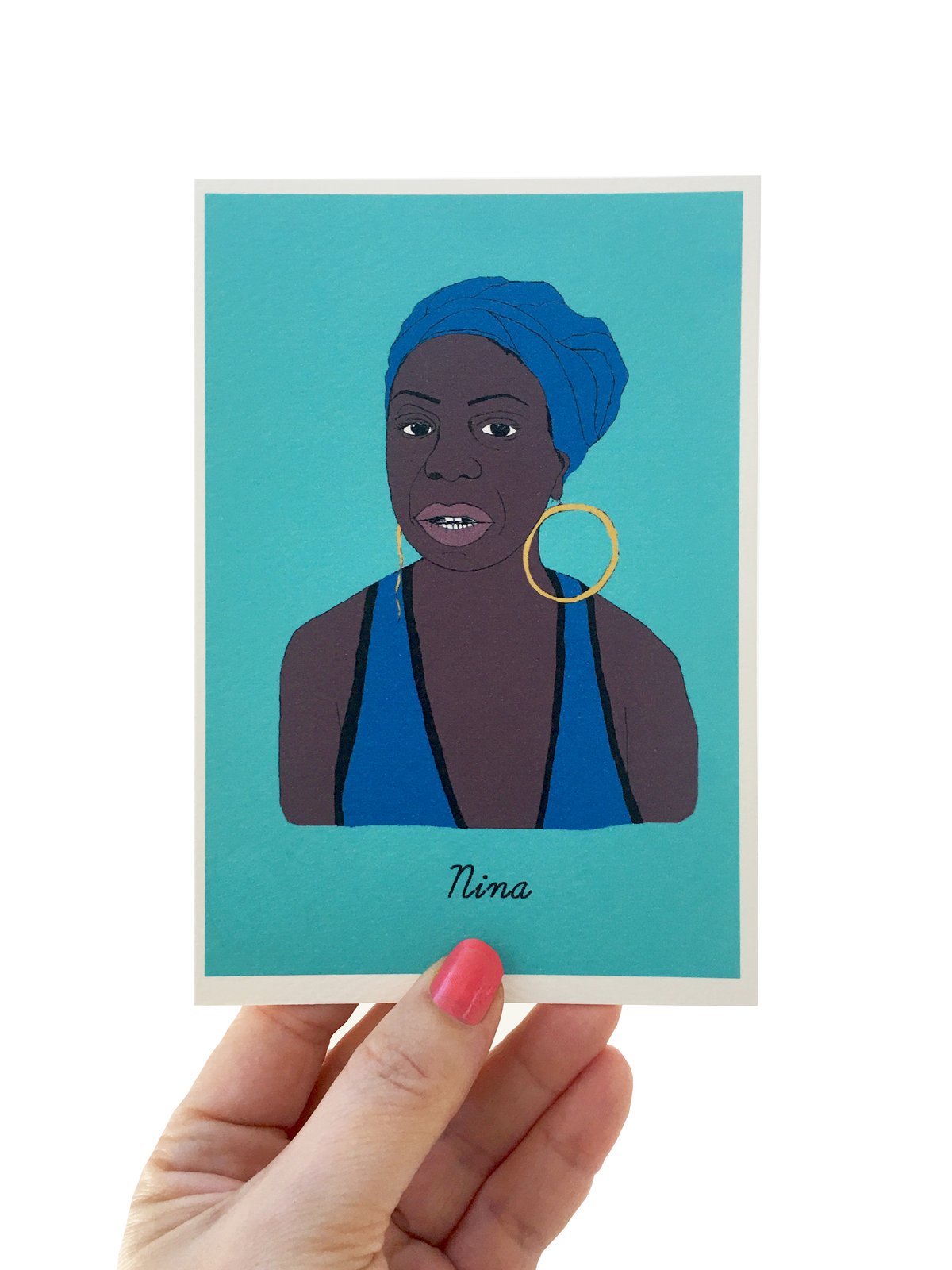 Nina Simone Iconic Figures Card