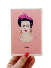 Image 1 of Frida Kahlo Iconic Figures Card