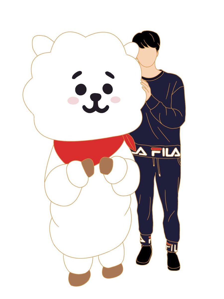 Jin & RJ Acrylic keychain | glintpins