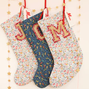 Image of Personalised Liberty Christmas Stocking