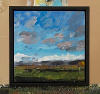 Image 2 of Autumn Sky with Geese (Framed Original)