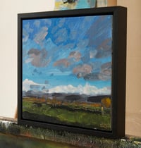 Image 3 of Autumn Sky with Geese (Framed Original)