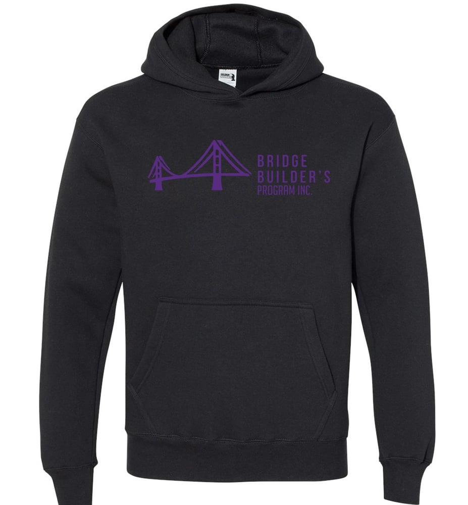 Image of Bridge Builders Program Inc (Black & Purple Hoodie) 