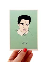 Elvis Iconic Figures Card