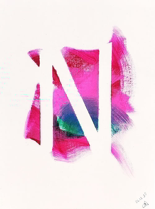 Image of Alphabet (9" × 12")