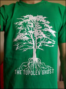 Image of 'Tree' Shirt - White on Green