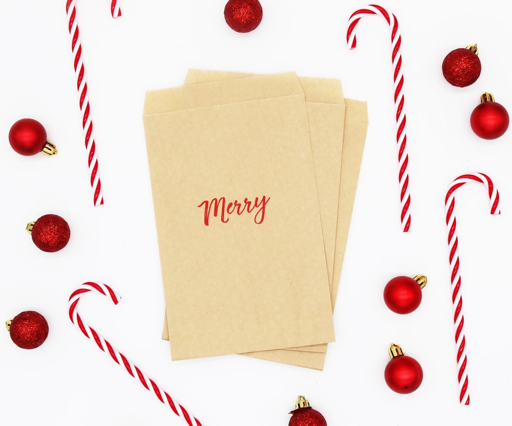 Image of Merry Paper Treat Bag