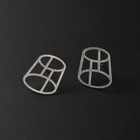 Image 1 of EARRING  silver #032-48