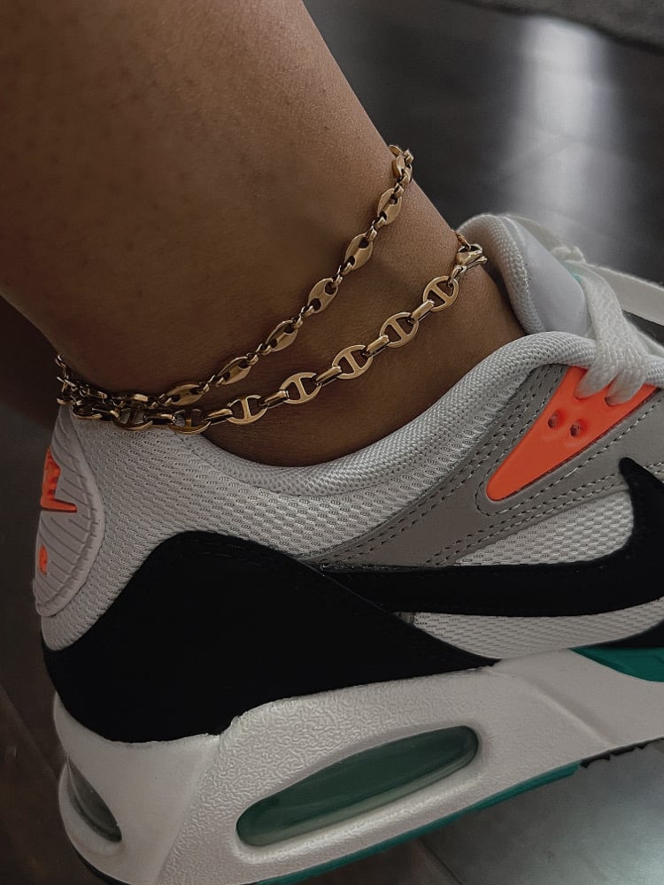 Image of MUNI ANKLET • Gold Anklet